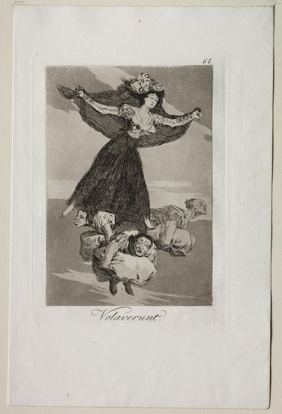 Caprichos: Han volado de Francisco de Goya