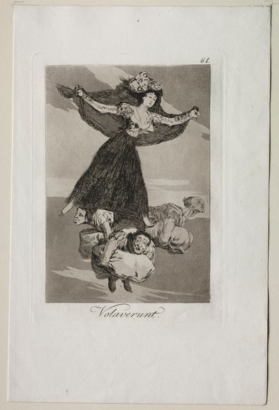 Caprichos: Han volado de Francisco de Goya