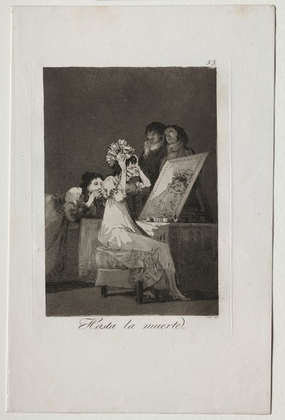 Caprichos: Hasta la muerte de Francisco de Goya