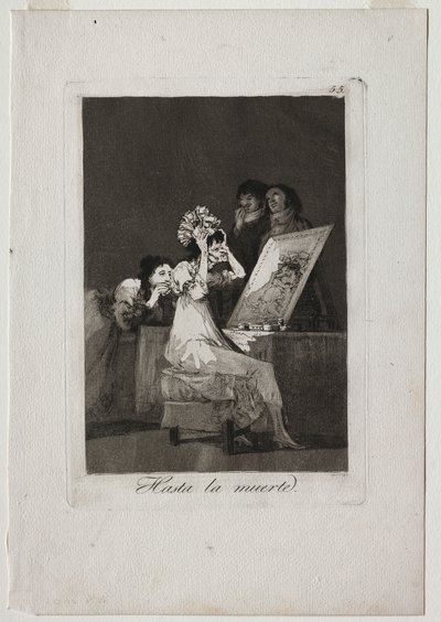 Caprichos:  Until Death de Francisco de Goya