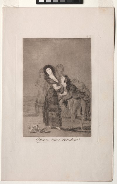Caprichos: ¿Cuál de Ellos Está Más Vencido? de Francisco de Goya