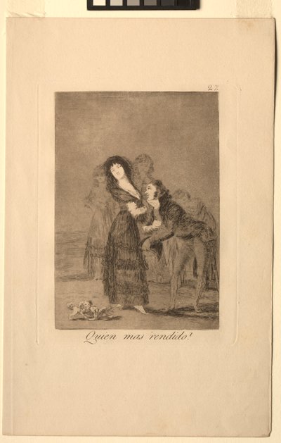 Caprichos: Cuál de ellos está más vencido de Francisco de Goya