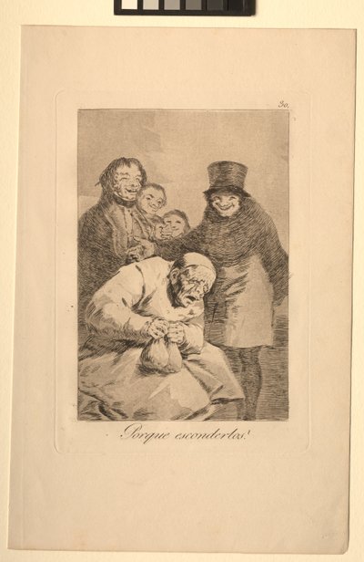 Caprichos: ¿Por qué esconderlos? de Francisco de Goya