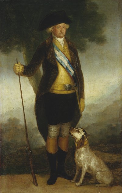 Carlos IV de España, cazando c.1799-1800 de Francisco de Goya
