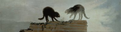 Gatos peleando de Francisco de Goya
