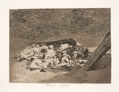 Muertos (63) de Francisco de Goya