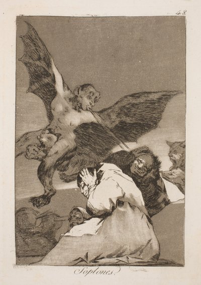 De blæser dem i ørene de Francisco de Goya