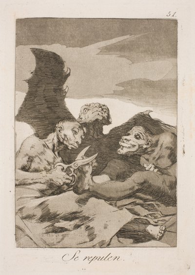 Ellos se arreglan de Francisco de Goya