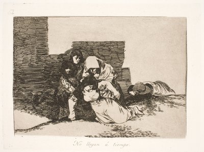 Llegaron tarde (52) de Francisco de Goya