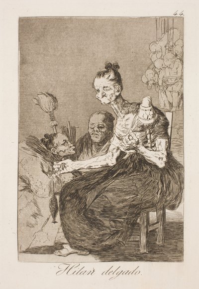 De spinder smukt de Francisco de Goya