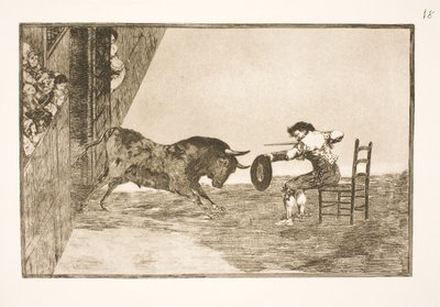 El valiente Martincho en la arena de Zaragoza de Francisco de Goya