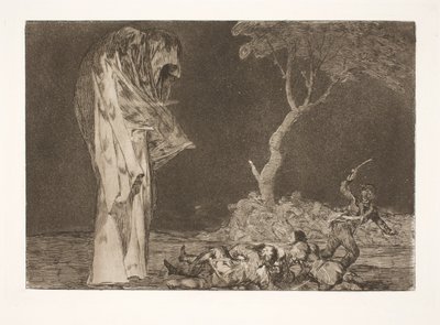 El miedo tonto (No pierdas reputación por miedo) de Francisco de Goya