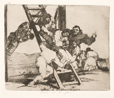 El pesado camino (14) de Francisco de Goya