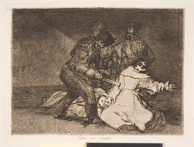Es malo (46) de Francisco de Goya