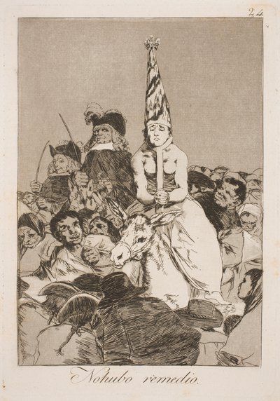 No sirve de nada de Francisco de Goya
