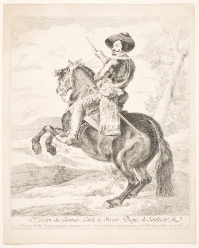 Don Gaspar de Guzmán, conde de Olivares de Francisco de Goya