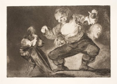 Tonto (Después del vicio viene la depravación) de Francisco de Goya