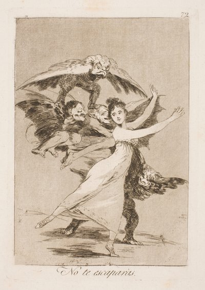 No te escaparás de nosotros de Francisco de Goya