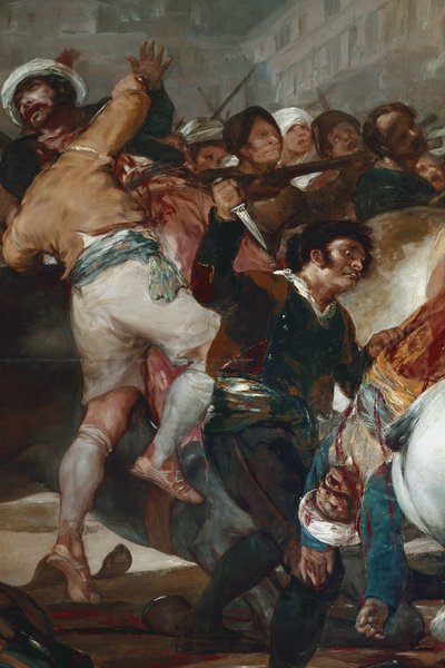 El dos de Mayo o La carga de los mamelucos (detalle) de Francisco de Goya
