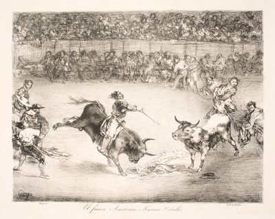 "El famoso Americano, Mariano Ceballos" de Francisco de Goya