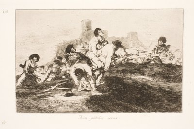 Todavía pueden ser útiles (24) de Francisco de Goya