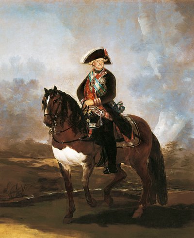 Retrato ecuestre del rey Carlos IV de Francisco de Goya