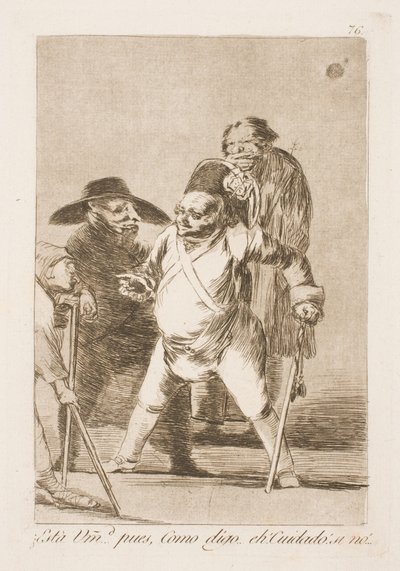 ¿Están ahí? Entonces dije... ¡Eh, atención! O... de Francisco de Goya