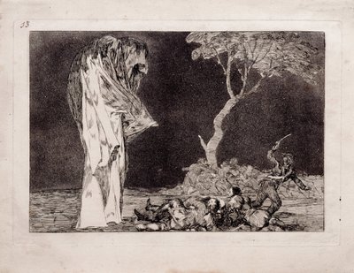Locura Temible de la serie Los Disparates, 1815-1819 de Francisco de Goya