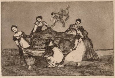 «Disparate femenino», de la serie «Los Disparates» de Francisco de Goya