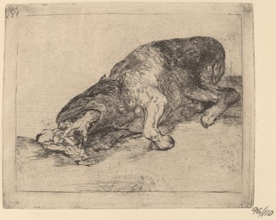 ¡Fiero monstruo! de Francisco de Goya