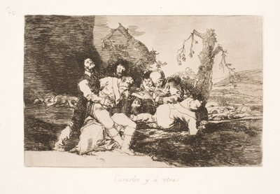 Lo ata y lo lleva al siguiente (20) de Francisco de Goya