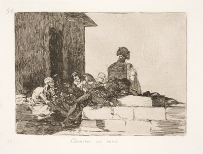 Queja Inútil (54) de Francisco de Goya