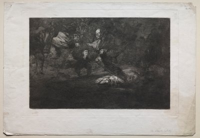 Dios los crea y ellos se juntan de Francisco de Goya