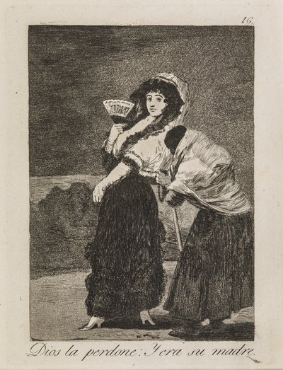 Dios la perdone: La mendiga era su madre de Francisco de Goya