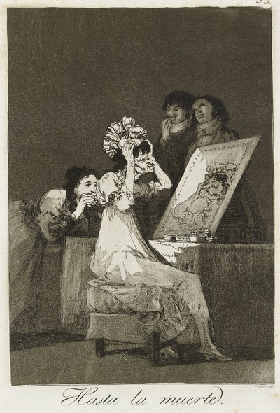Hasta la muerte, 1799 de Francisco de Goya