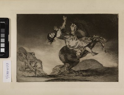 El secuestrador de caballos (Una mujer y un caballo, deja que otro los dome) de Francisco de Goya