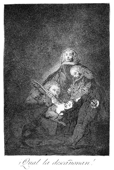 ¡Cómo la despluman!, 1799 de Francisco de Goya
