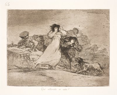 ¿Qué significa esta confusión? de Francisco de Goya