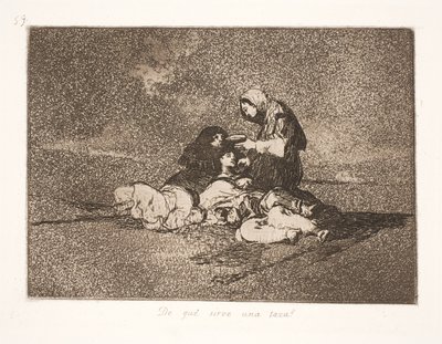 ¿Qué vale una sola taza? (59) de Francisco de Goya