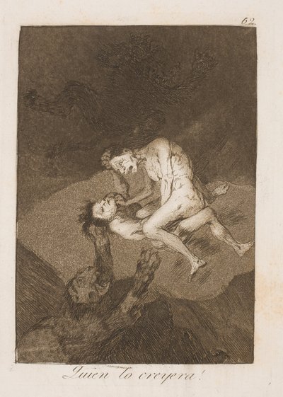 ¡Quién lo hubiera creído! de Francisco de Goya