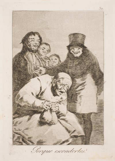 ¿Por qué esconderlos? de Francisco de Goya
