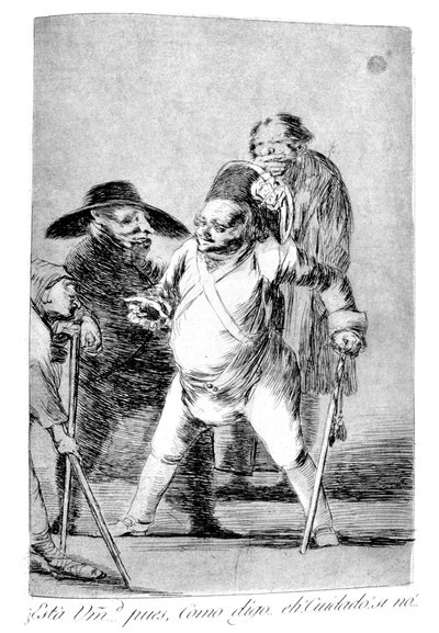 ¿Es esta su excelencia?, 1799 de Francisco de Goya