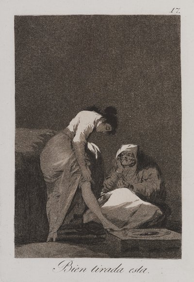Bien tirada está de Francisco de Goya