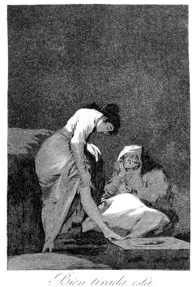 Está bien estirado, 1799 de Francisco de Goya