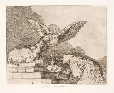 Pantomima de gatos (73) de Francisco de Goya