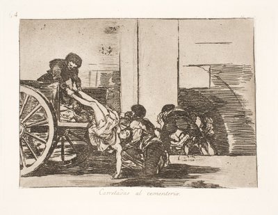 Llevado en carreta al cementerio (64) de Francisco de Goya