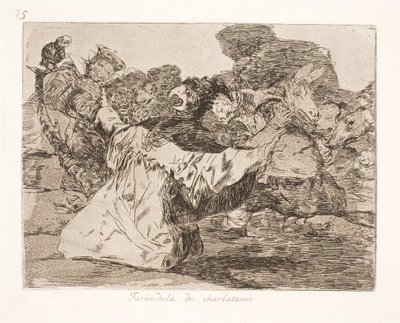 La danza de los charlatanes (75) de Francisco de Goya