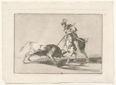 La Tauromaquia, n.º 11 de Francisco de Goya