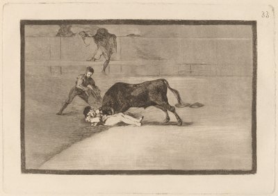 La desgraciada muerte de Pepe Illo en la plaza de Madrid de Francisco de Goya