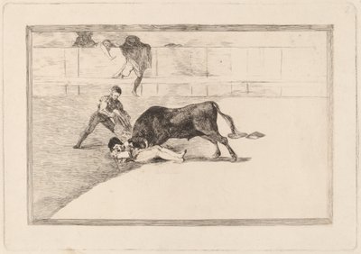 La desgraciada muerte de Pepe Illo en la plaza de Madrid de Francisco de Goya